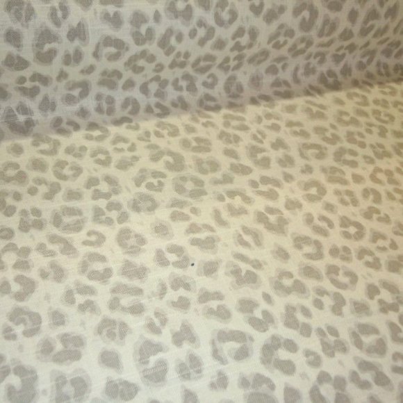 Linen Cheetah Ash Linen Fabric - Picture 6 of 6